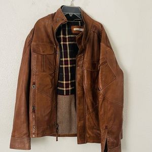 Carbon 2 Cobalt leather Jacket